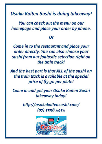 Osaka Kaiten Sushi - Surfers Paradise