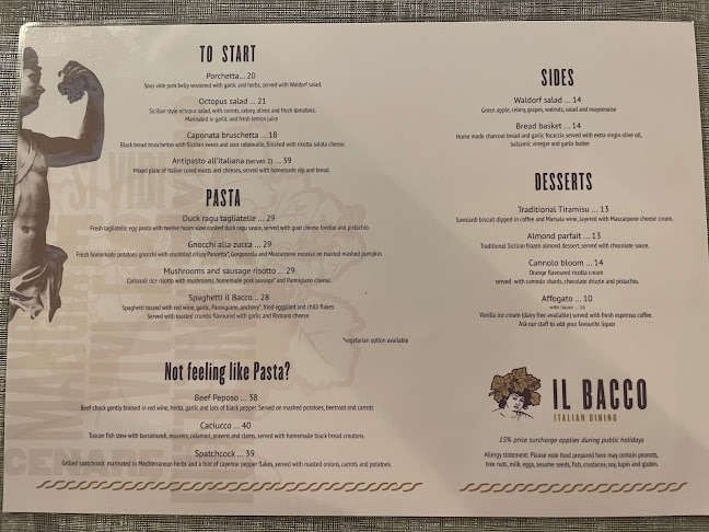 Opinii despre Il Bacco Italian dining în Mackay - Hospitality and gastronomy