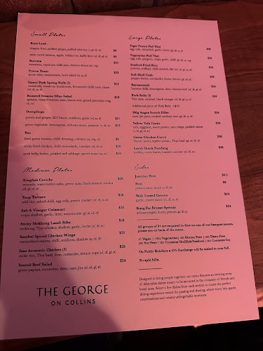 The George on Collins - Hospitality and gastronomy