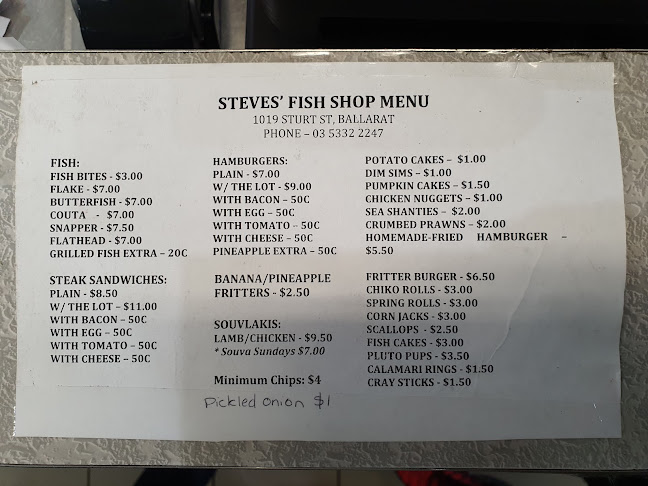 Steve's Fish Shop