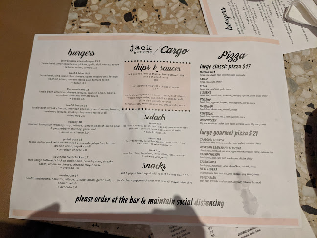 Opinii despre Cargo Bar Pizza Lounge în Battery Point - Hospitality and gastronomy