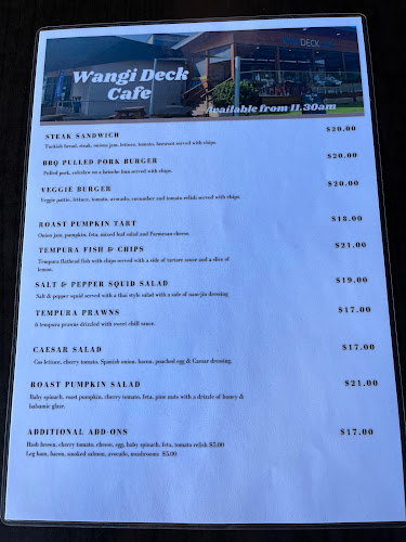 Comentarii opinii despre Wangi Deck Cafe