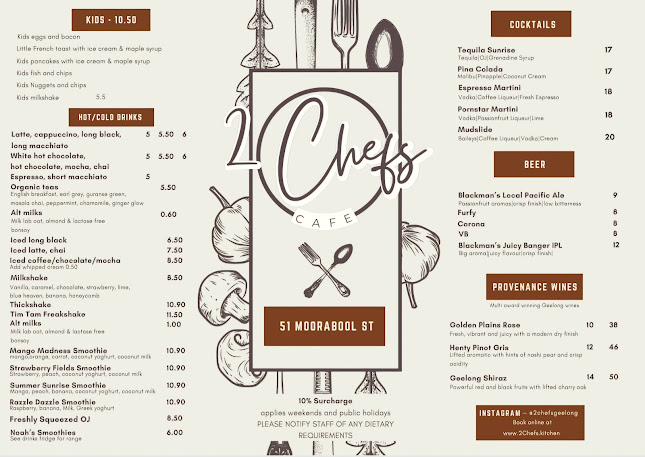 Opinii despre 2 Chefs Geelong în Geelong - Hospitality and gastronomy