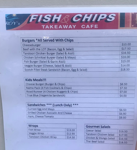Roy's Fish and Chips Take Away Café & Sri Lankan Cuisine