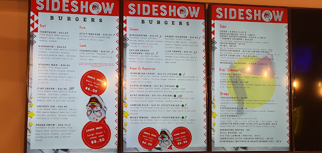 Comentarii opinii despre Sideshow Burgers Richmond