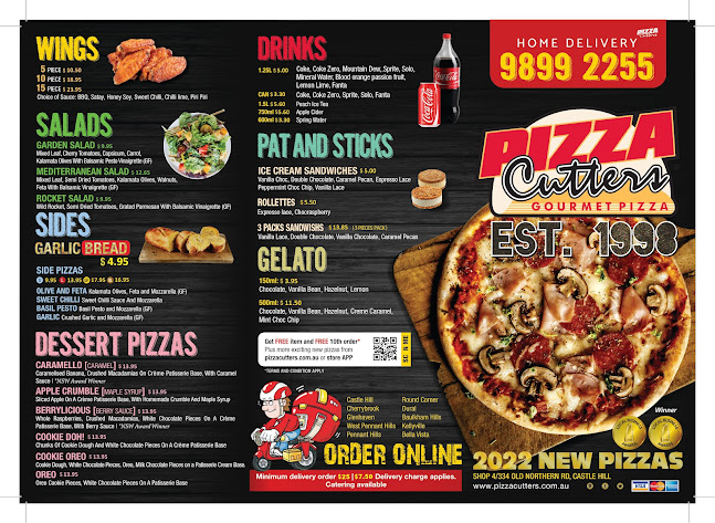 Opinii despre Pizza Cutters Castle Hill în Castle Hill - Hospitality and gastronomy