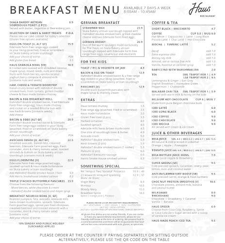 The Haus Restaurant - Hospitality and gastronomy