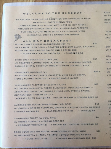 The Hideout Coffee House - Hospitality and gastronomy