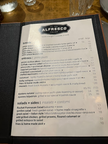 Alfresco Italian Restaurant - Hospitality and gastronomy