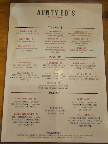 Comentarii opinii despre Aunty Ed's Restaurant and Bar