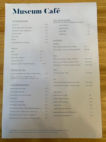 The Museum Cafe - Hospitality and gastronomy