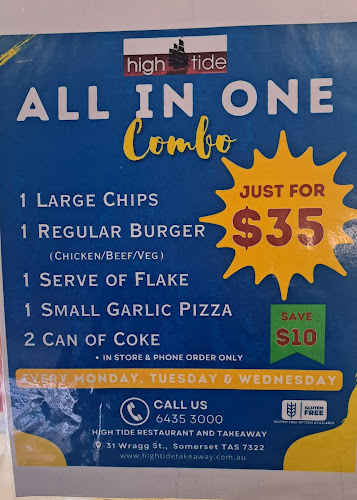 Comentarii opinii despre High Tide Restaurant and Takeaway