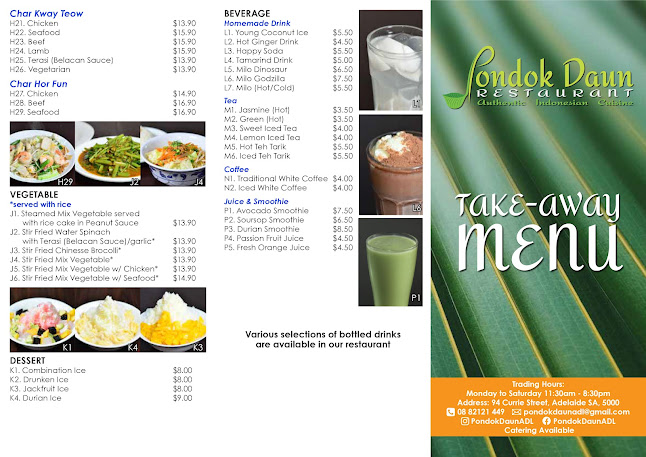 Comentarii opinii despre Pondok Daun Restaurant