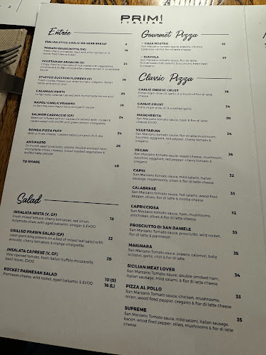 Primi Italian - Hospitality and gastronomy