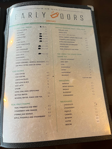 Comentarii opinii despre Early Doors Cafe