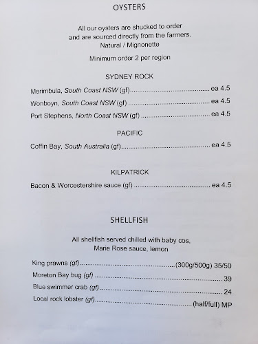Comentarii opinii despre Sydney Cove Oyster Bar