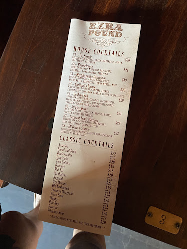 Opinii despre Ezra Pound în Northbridge - Hospitality and gastronomy