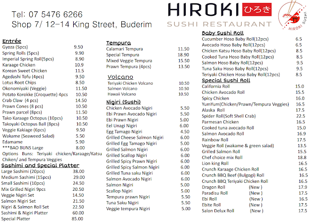 Sushi HIRO-KI Buderim