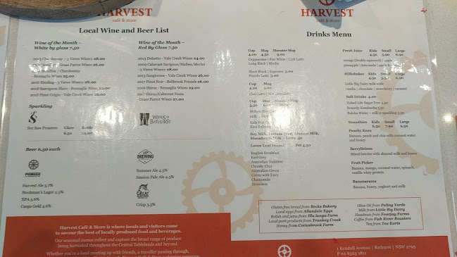 Harvest Cafe & Store - Bathurst