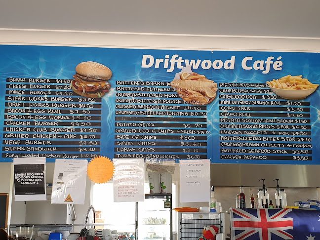 Opinii despre Driftwood Cafe & Kiosk - Fish and Chips în Brisbane - Hospitality and gastronomy