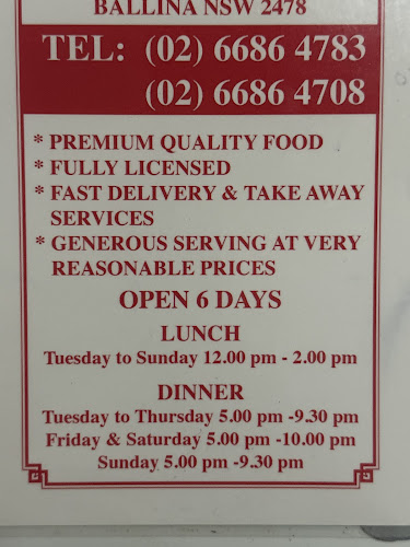 Hoi Shing Restaurant Ballina - Hospitality and gastronomy