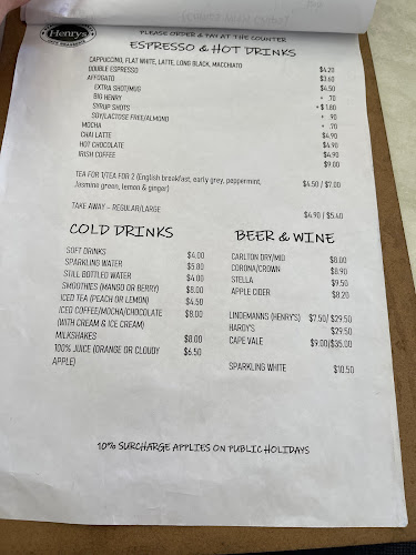 Henrys Cafe Brasserie