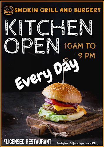 Opinii despre Smokin Grill and Burger Restaurants în Geraldton - Hospitality and gastronomy