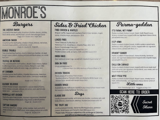 Monroe's Burgers & Beers