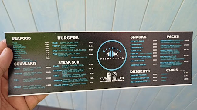 Stadium Geelong Fish and Chips