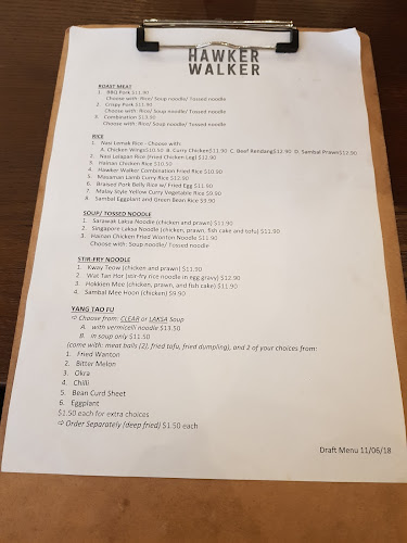 Opinii despre Hawker Walker în Adelaide - Hospitality and gastronomy