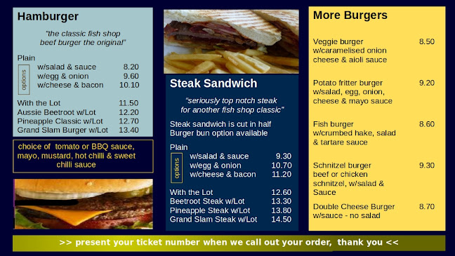 Australian Fish & Chip Shop - Hospitality and gastronomy