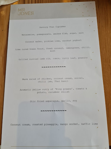 Mr Jones Dining - Hospitality and gastronomy