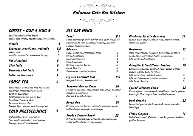 Botanica Café Bar Kitchen - Edge Hill - Hospitality and gastronomy