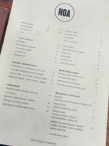 Opinii despre NOA Eat Drink Share în Edge Hill - Hospitality and gastronomy