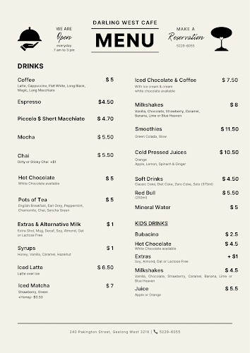 Darling West Cafe Geelong - Geelong West