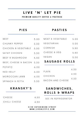 LIVE 'N' LET PIE - Goolwa