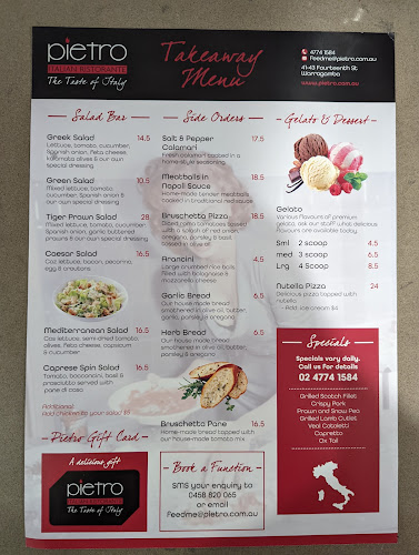 Opinii despre Pietro Italian Restaurant în Sydney - Hospitality and gastronomy