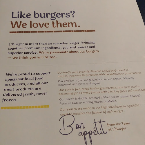 L'Burger Casual Restaurant - Hawthorn