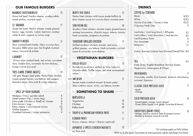 Bamboo Bean & Bamboo Burgers Cafe