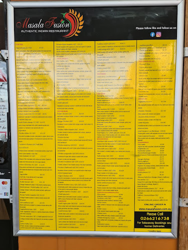 Opinii despre Masala Fusion Indian Restaurant Lismore în Lismore - Hospitality and gastronomy