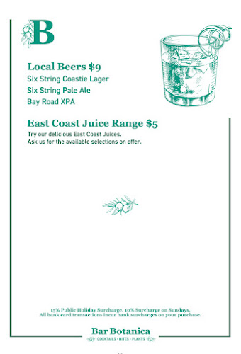 Bar Botanica - Erina