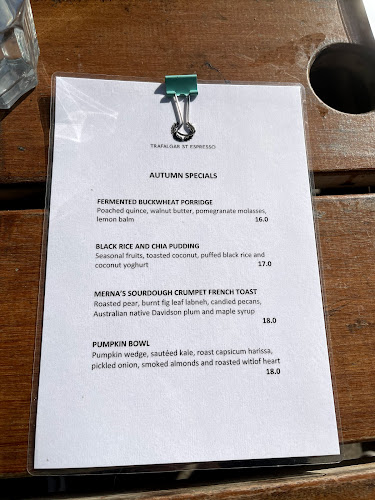 Comentarii opinii despre Trafalgar St Espresso
