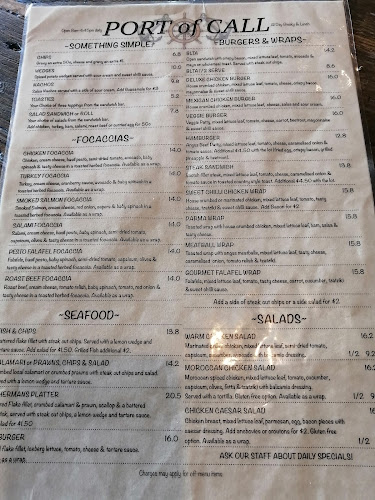 Port of Call - Hospitality and gastronomy