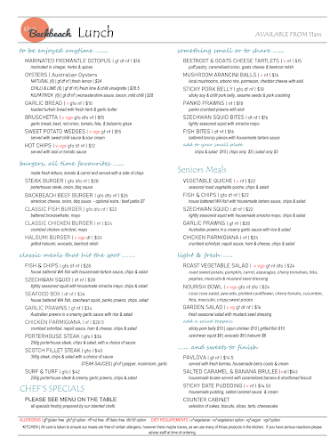 Opinii despre Backbeach Cafe & Restaurant în Bunbury - Hospitality and gastronomy