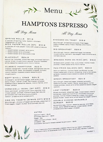Hamptons Espresso