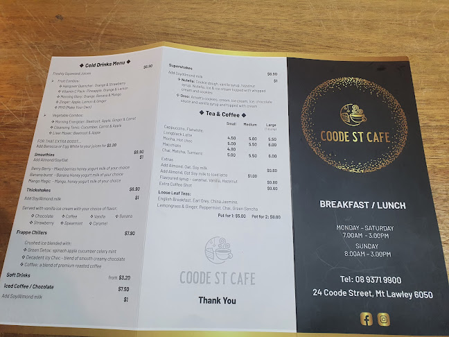Coode Street Cafe - Mount Lawley