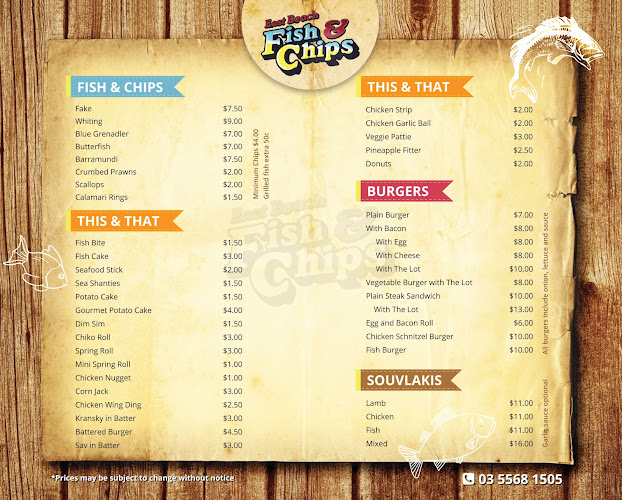 East Beach Fish and Chips - Port Fairy