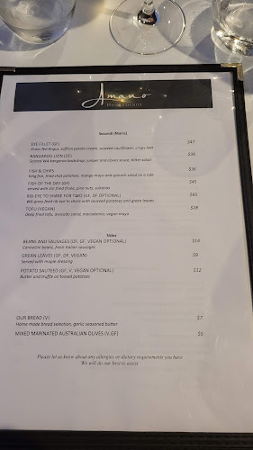 Amano Restaurant - Hospitality and gastronomy