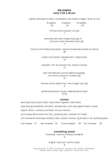 Comentarii opinii despre Thomas Corner Eatery