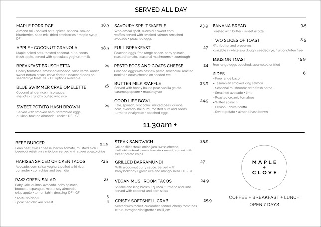 Maple + Clove - Hospitality and gastronomy